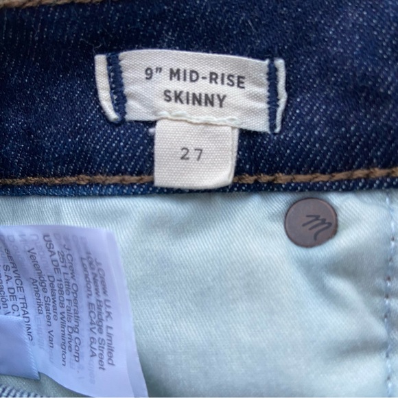 Madewell 9" Mid-Rise Skinny Jeans in Orland Wash - Picture 10 of 12